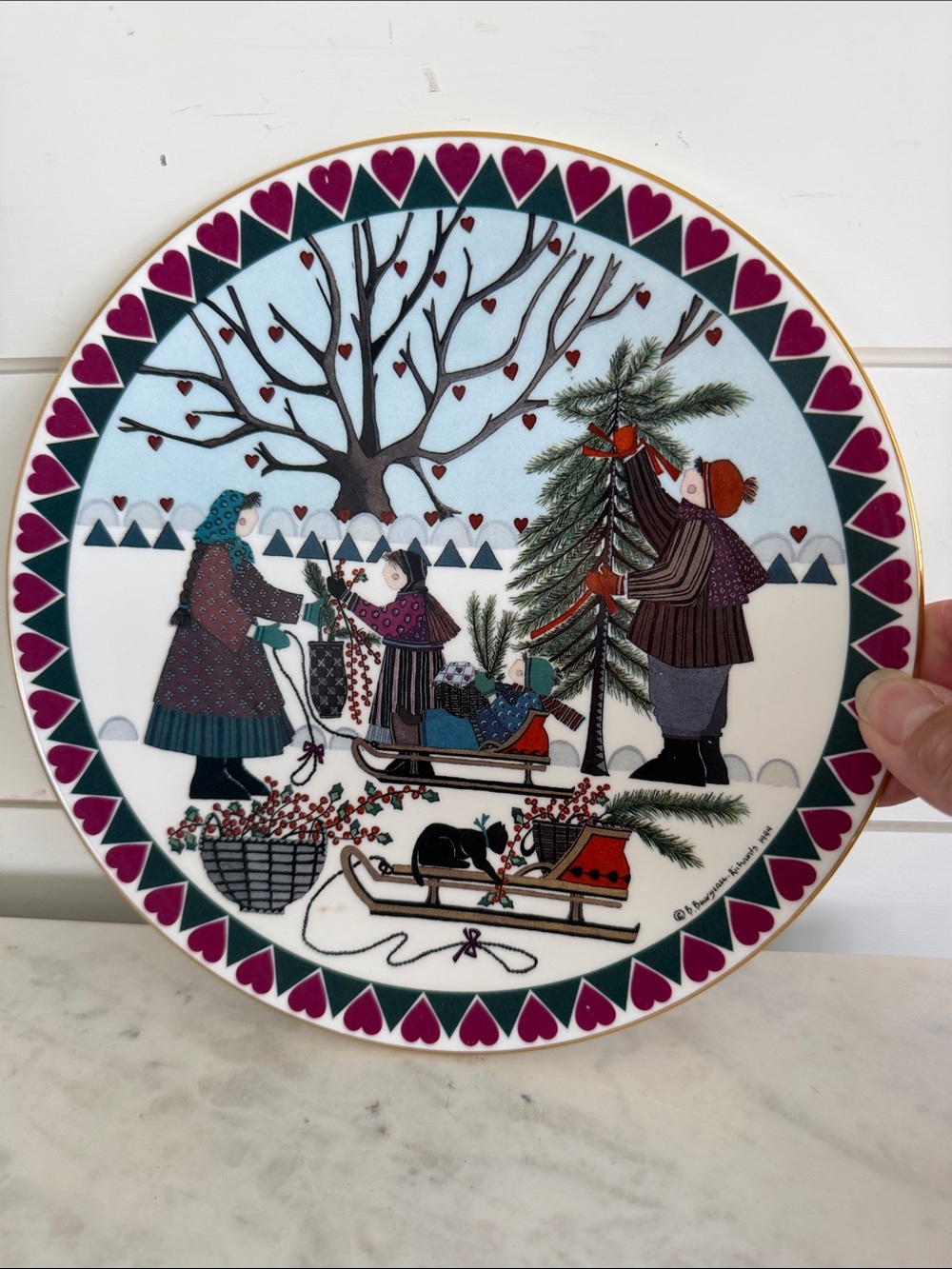 Pfaltzgraff “A Christmas Tradition” Plate